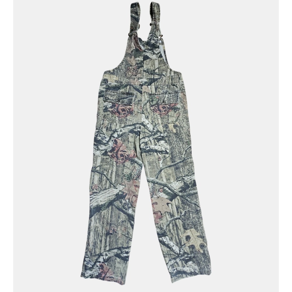Cabela's Bib Overalls Kids M Camo Camouflage Hunting Outdoor Cotton Blend - Picture 2 of 10